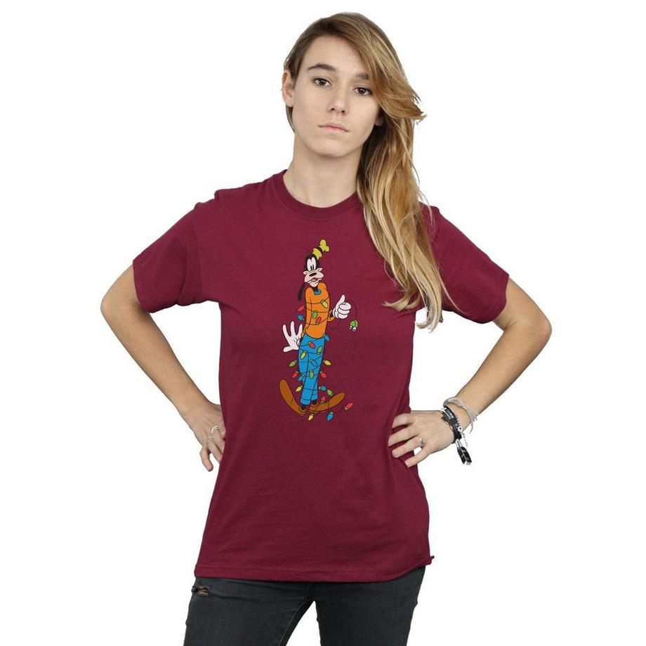 Disney Goofy Luci di Natale T-Shirt  