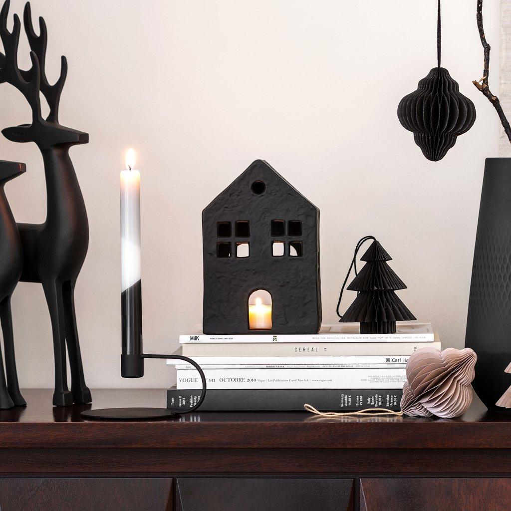 Villeroy&Boch Photophore maison Black XMAS  