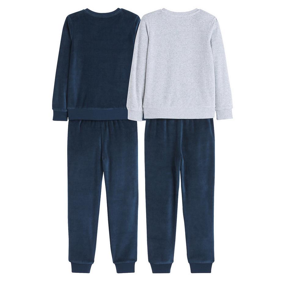 La Redoute Collections  Lot de 2 pyjamas velours 