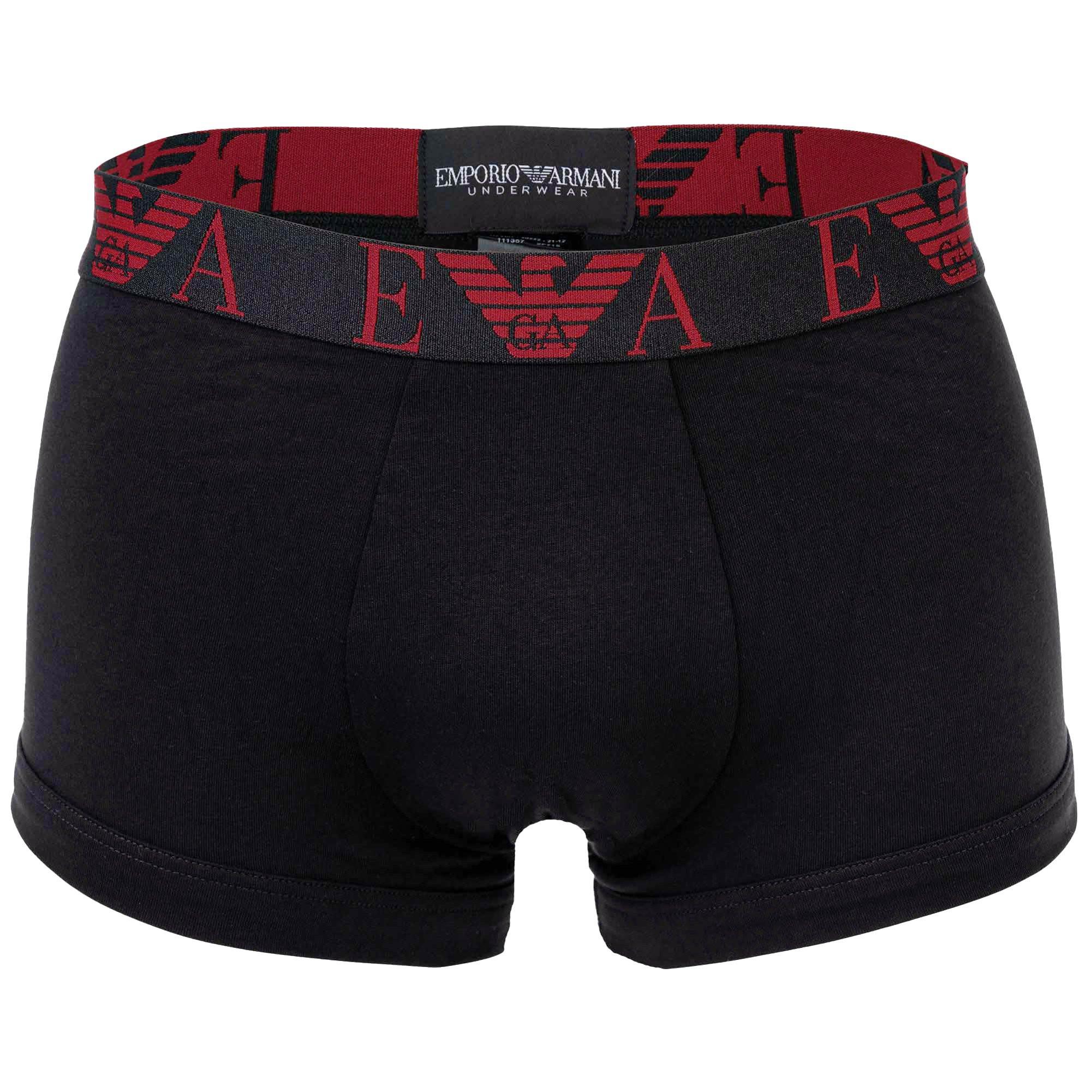 EMPORIO ARMANI Bold Monogram Figurbetonte Boxershorts 3er Pack  