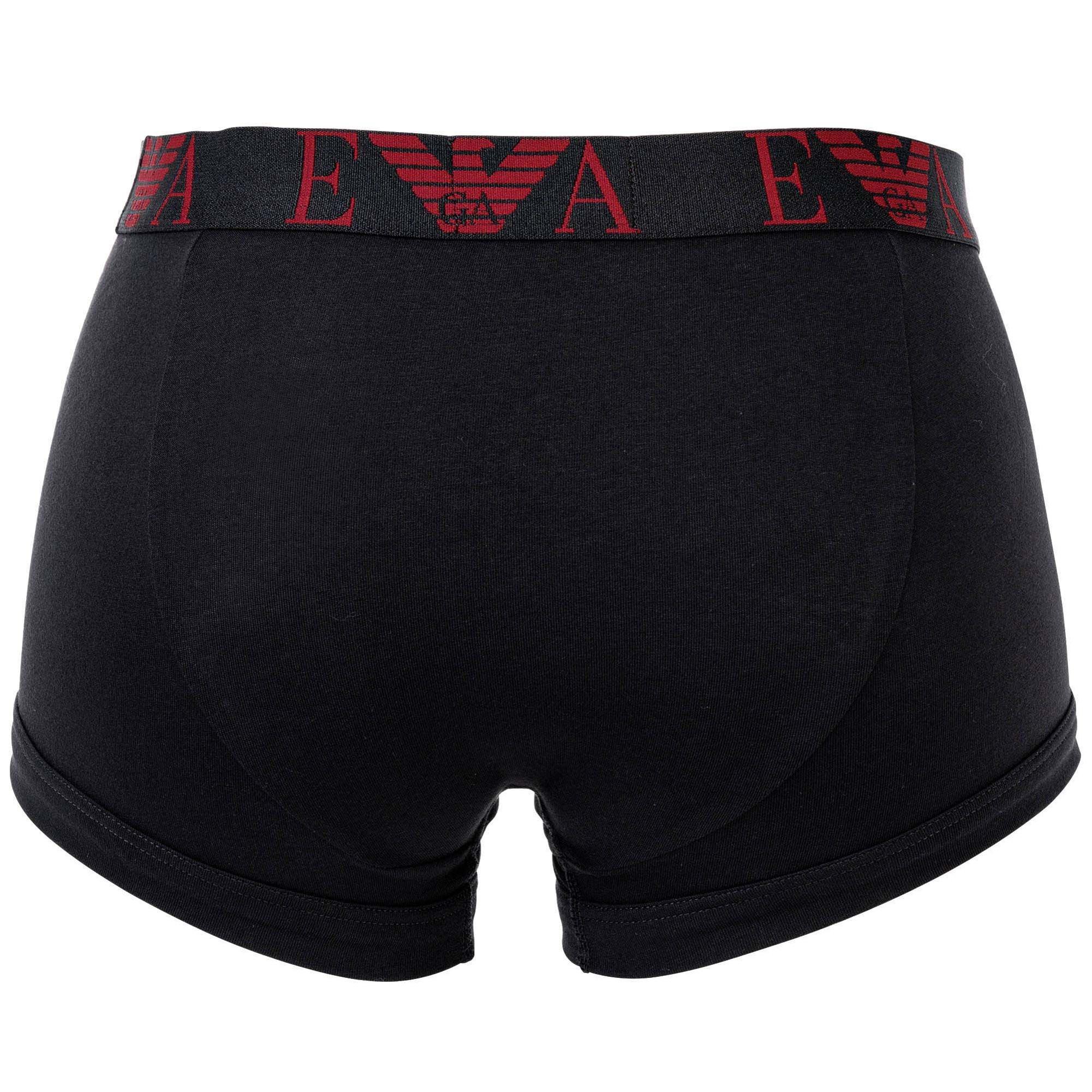 EMPORIO ARMANI Bold Monogram Figurbetonte Boxershorts 3er Pack  