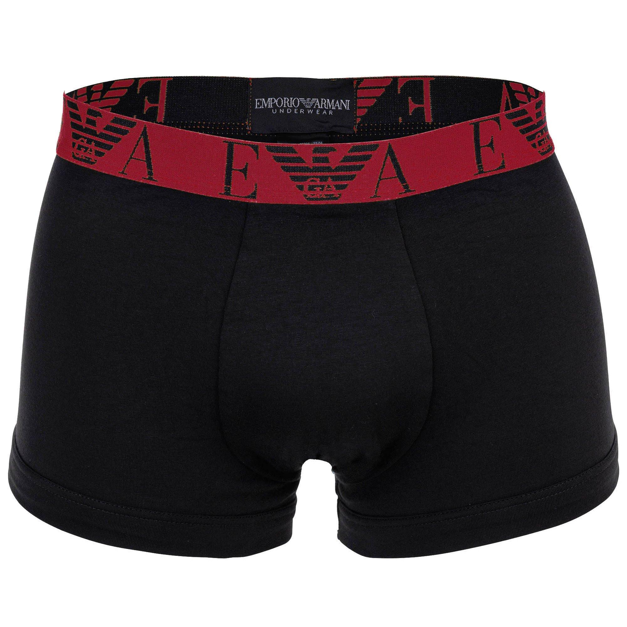 EMPORIO ARMANI Bold Monogram Figurbetonte Boxershorts 3er Pack  