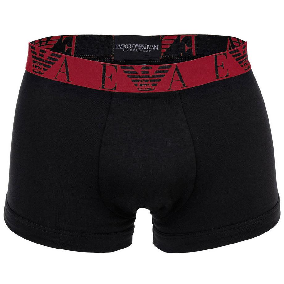 EMPORIO ARMANI Bold Monogram Figurbetonte Boxershorts 3er Pack  
