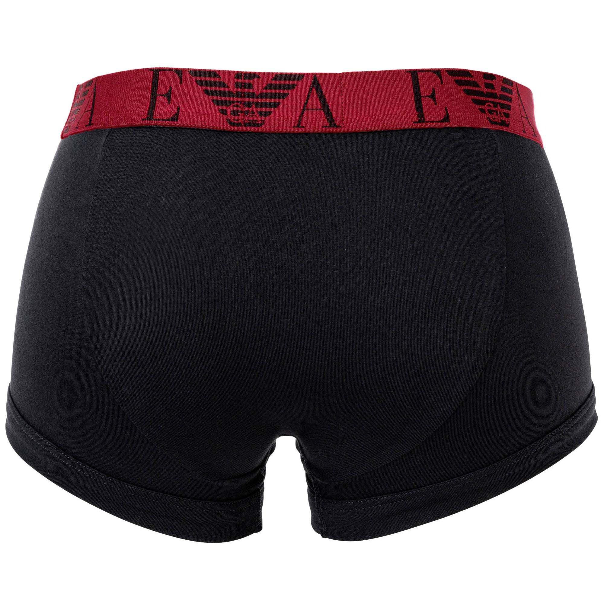 EMPORIO ARMANI Bold Monogram Figurbetonte Boxershorts 3er Pack  