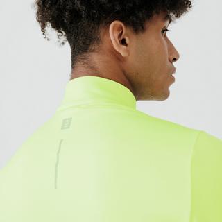 KALENJI  Maglia running maniche lunghe uomo alta visibilità sintetica 
