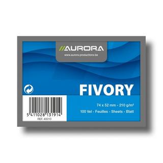 Aurora AURORA Karteikarten blanko A8 40010 weiss 100 Stück  