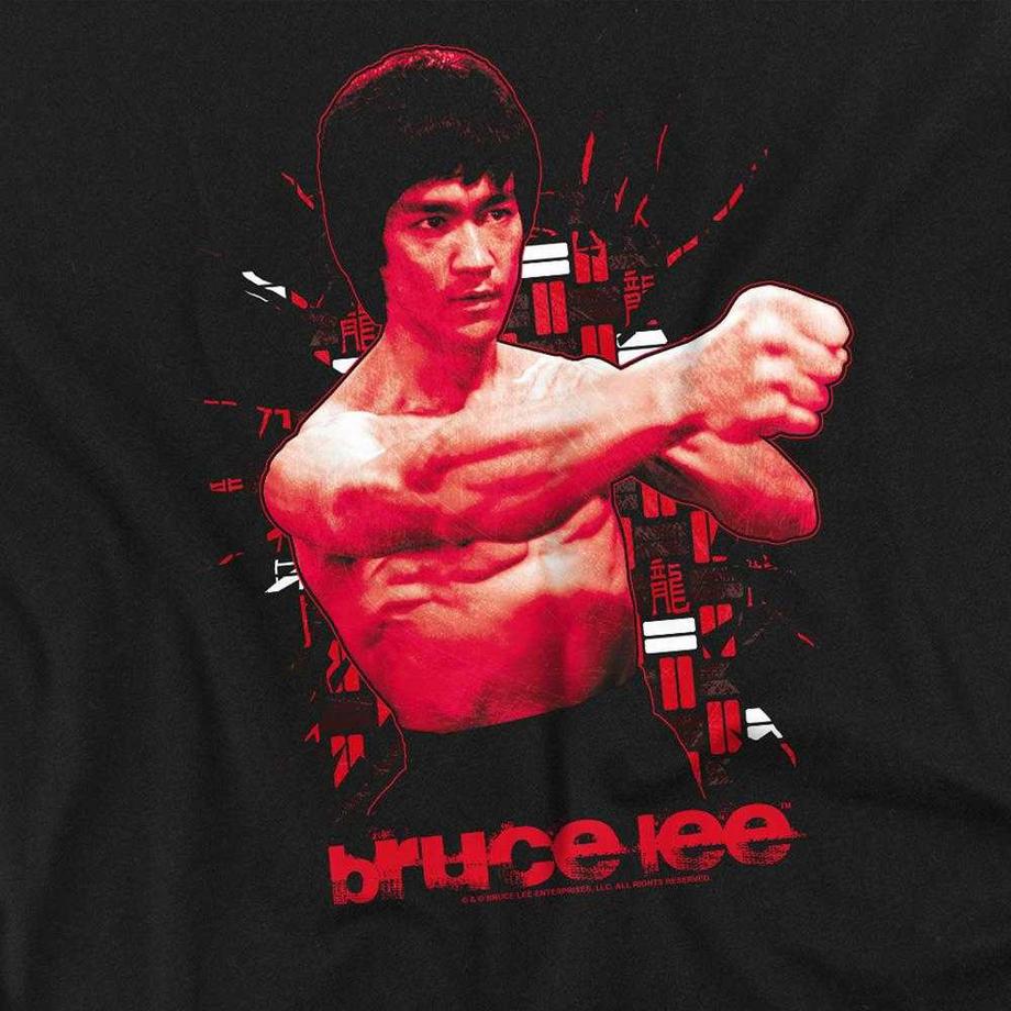Bruce Lee  The Shattering Fist Maglietta Manica Lunga 