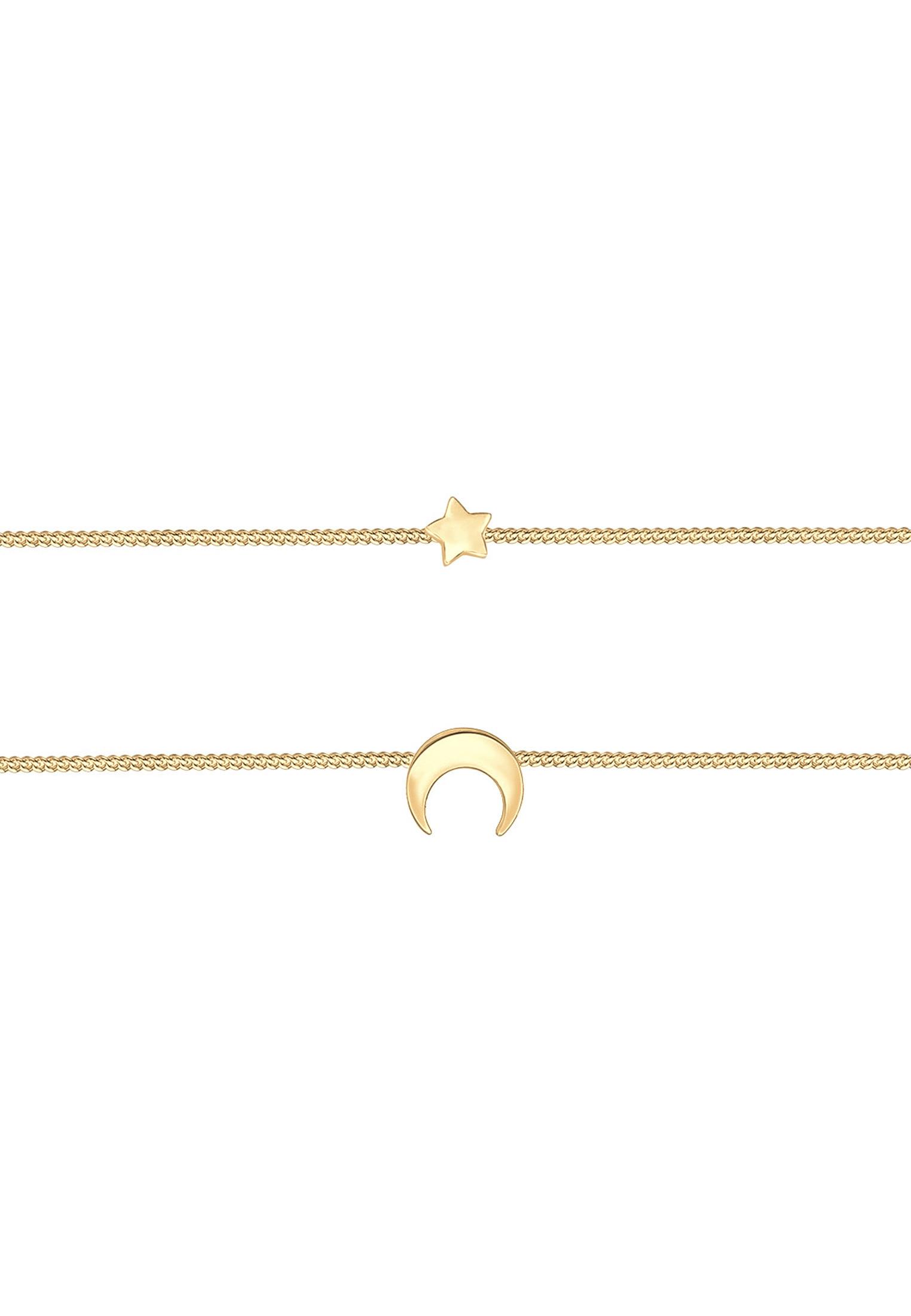 Elli  Halskette Choker Layer Astro 