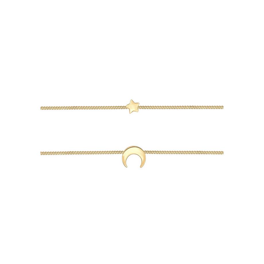 Elli  Collier Choker Étoile Demi-Lune 