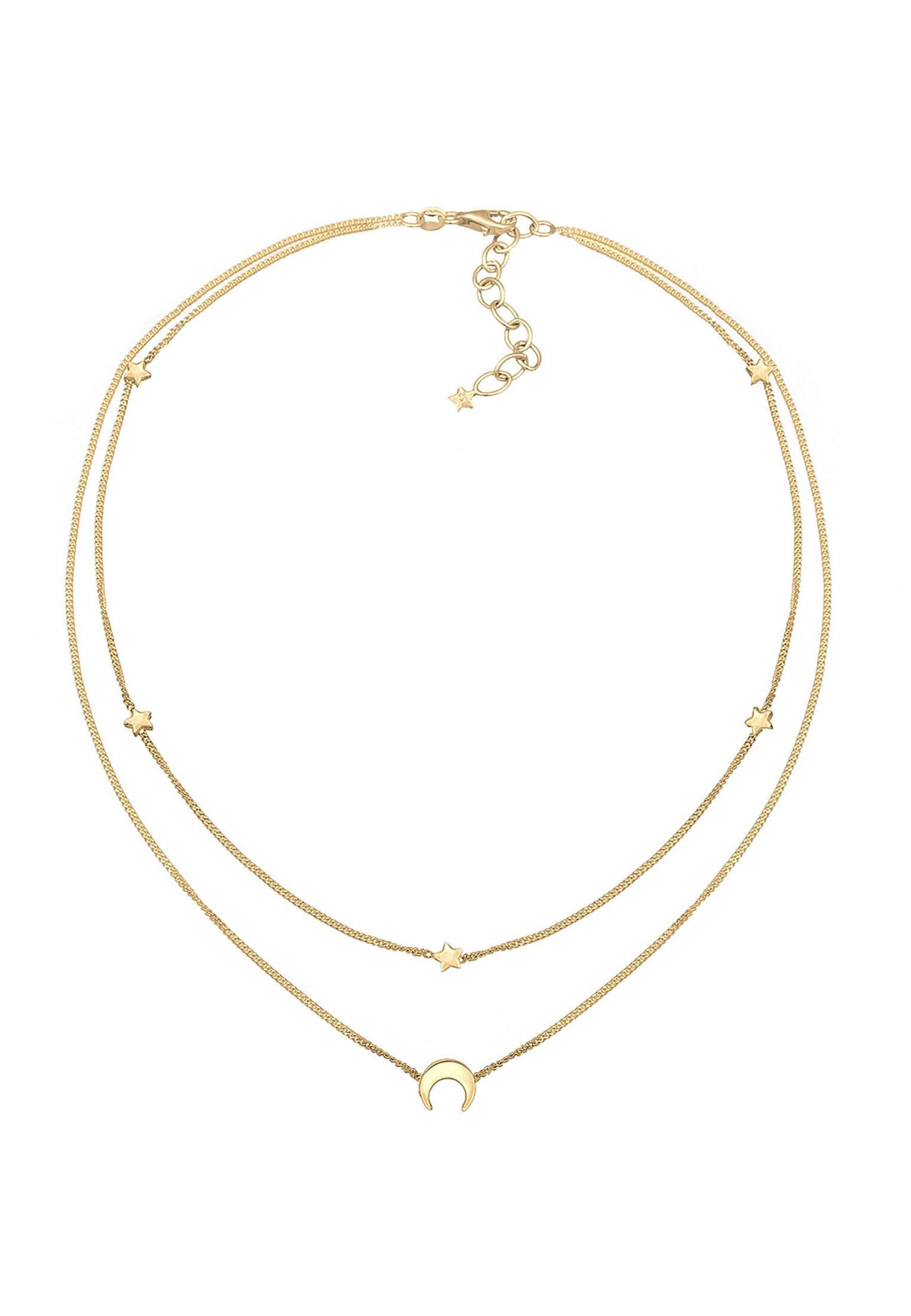 Elli  Collier Choker Étoile Demi-Lune 