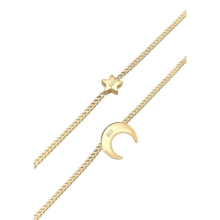 Elli  Collier Choker Étoile Demi-Lune 
