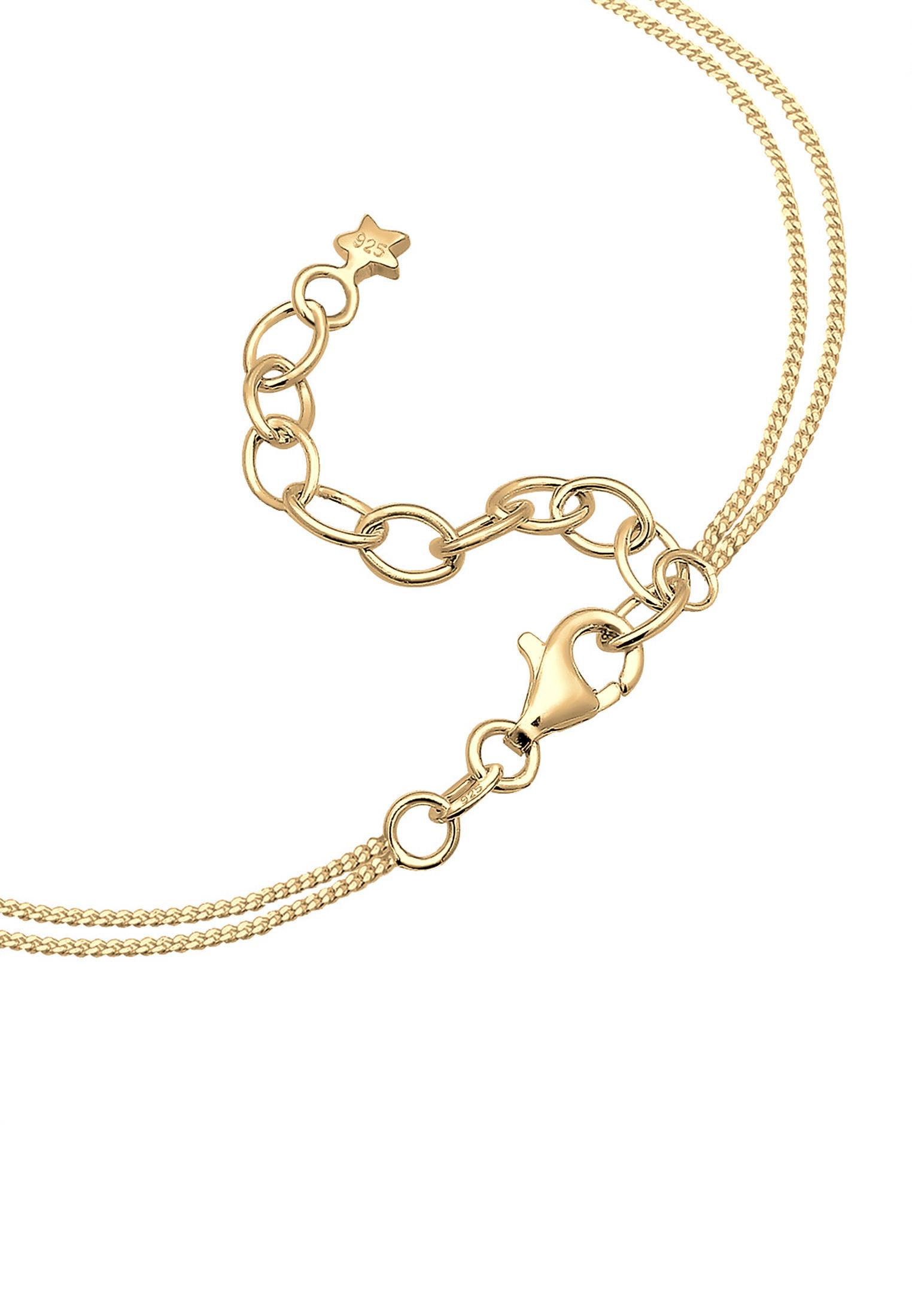 Elli  Collier Choker Étoile Demi-Lune 