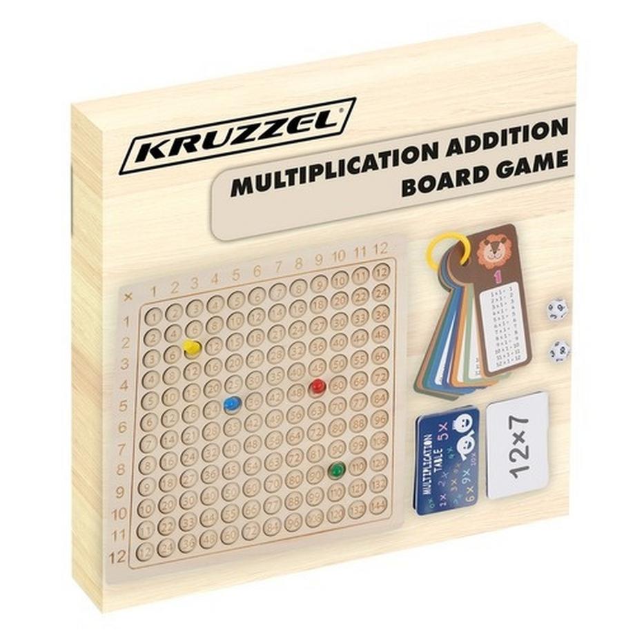 Kruzzel  Table de multiplication - jeu de société Kruzzel 24639 