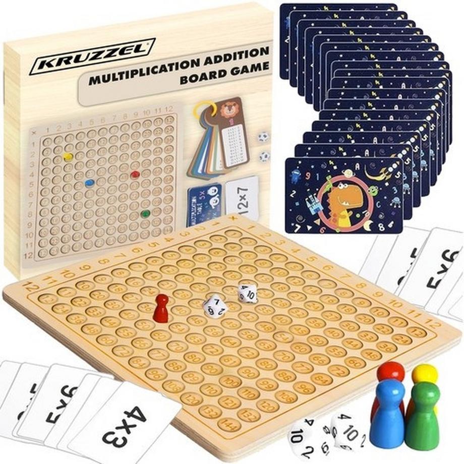 Kruzzel  Table de multiplication - jeu de société Kruzzel 24639 