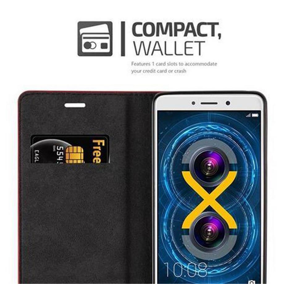 Cadorabo  Hülle für Huawei MATE 9 LITE / GR5 2017 / Honor 6X Magnetverschluss, Kartenfach 