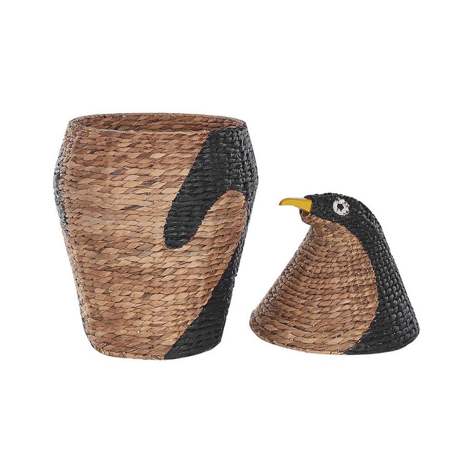 Beliani Korb aus Wasserhyazinthe Boho HADZABE  