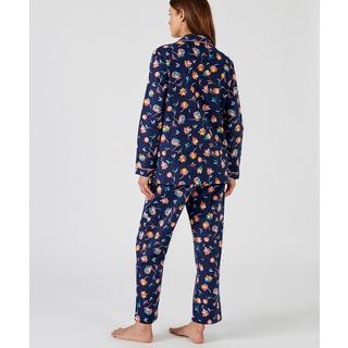 Damart  Pyjama Flanell aus bedruckter Baumwolle 