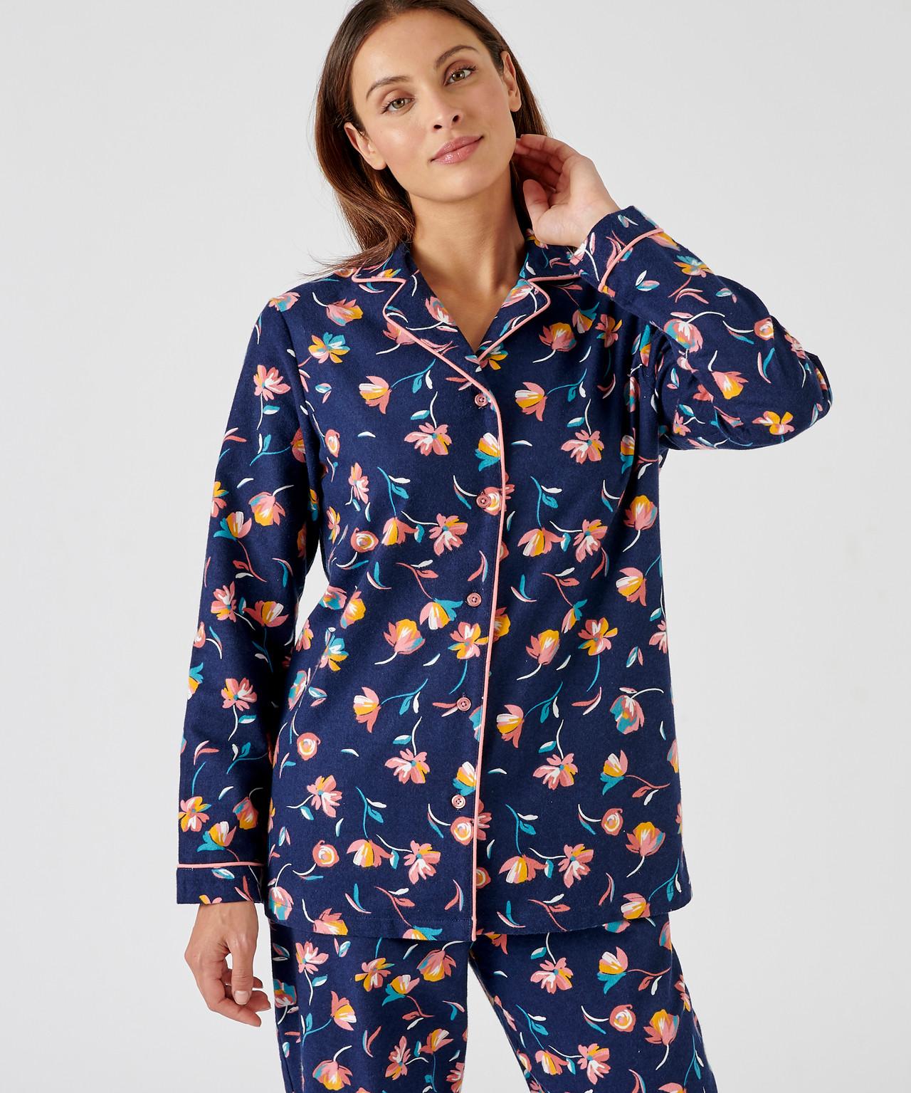 Damart  Pyjama Flanell aus bedruckter Baumwolle 