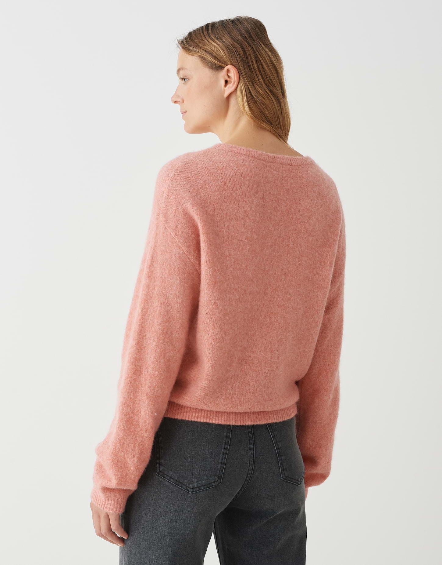 OPUS  Pull en tricot Forme en O 