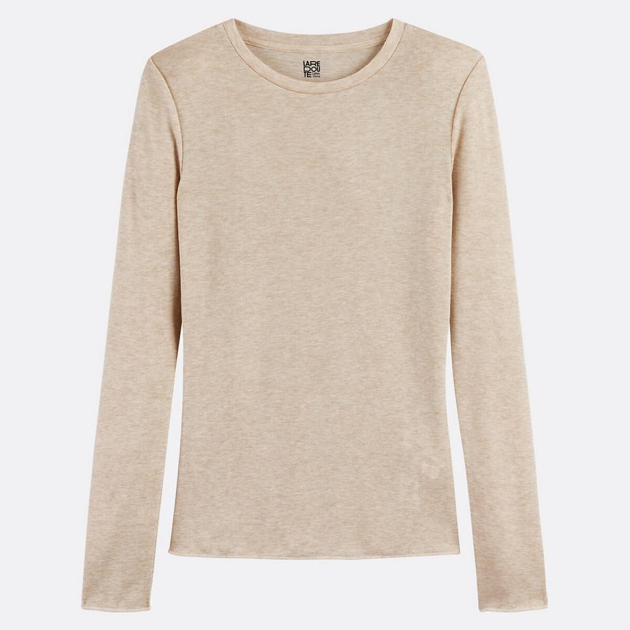 La Redoute Collections Maglietta Maniche Lunghe Girocollo  