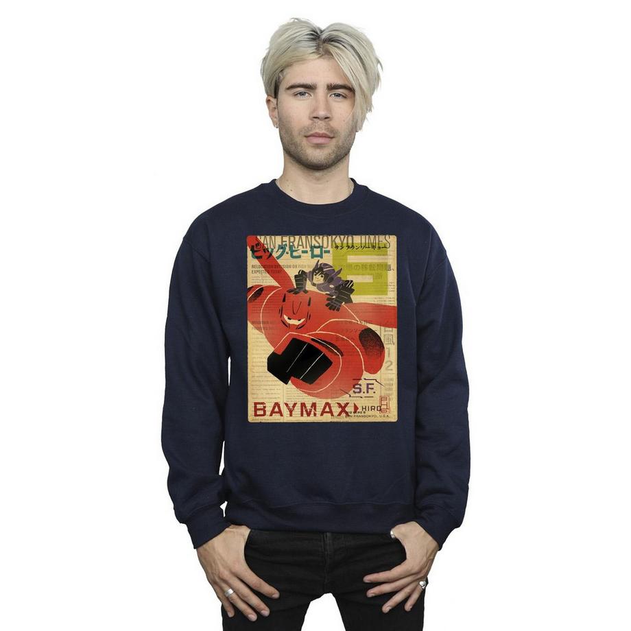 Disney Big Hero 6 Bedrucktes Sweatshirt  