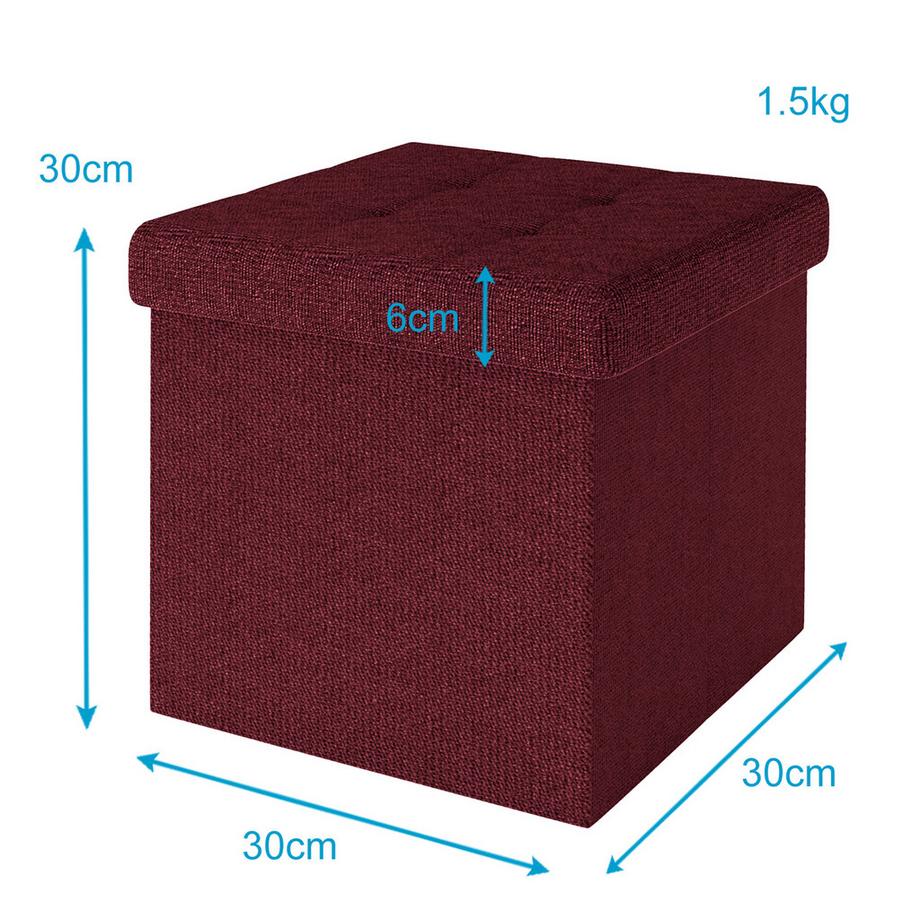 Intirilife Pouf pliable  