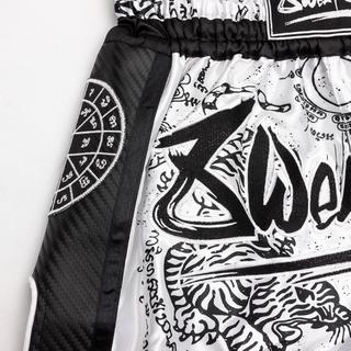 8WEAPONS  Shorts de Muay Thaï - Carbon - Sak Yant Tigers 