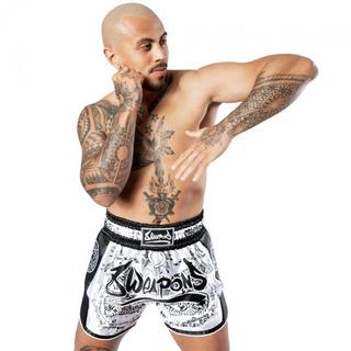 8WEAPONS  Shorts de Muay Thaï - Carbon - Sak Yant Tigers 