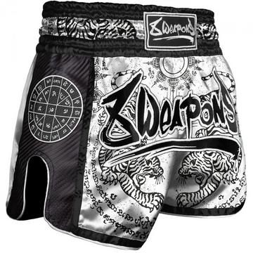 Shorts de Muay Thaï - Carbon - Sak Yant Tigers