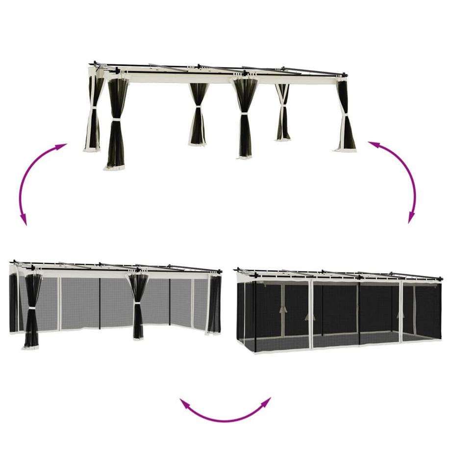 VidaXL Tonnelle acier  