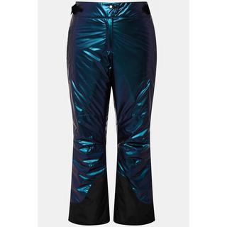 Ulla Popken  Pantalon de ski imperméable, fermeture à scratch et pare-neige, imprimé nacré 