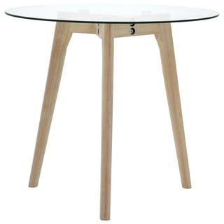 VidaXL Table d'appoint verre  