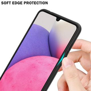 Cadorabo  Housse compatible avec Samsung Galaxy A33 5G - Coque de protection bicolore en silicone TPU et dos en verre trempé 