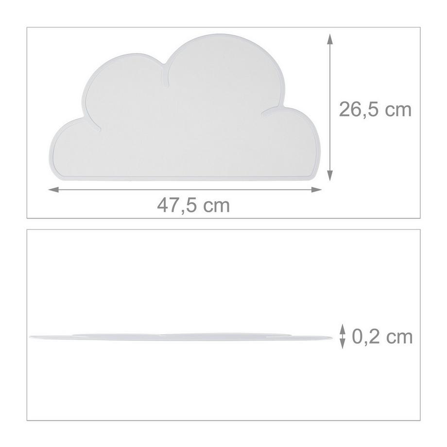 Northix  Ensemble de sets de table antidérapants pour enfants 