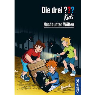 Die drei ??? Kids, 8, Nacht unter Wölfen Blanck, Ulf; Querol, Margarita (Illustrationen) Couverture rigide 