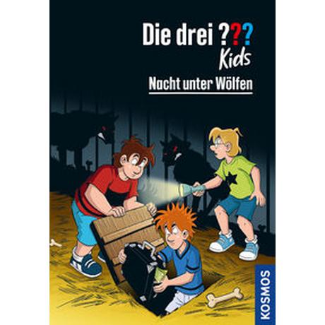 Die drei ??? Kids, 8, Nacht unter Wölfen Blanck, Ulf; Querol, Margarita (Illustrationen) Couverture rigide 