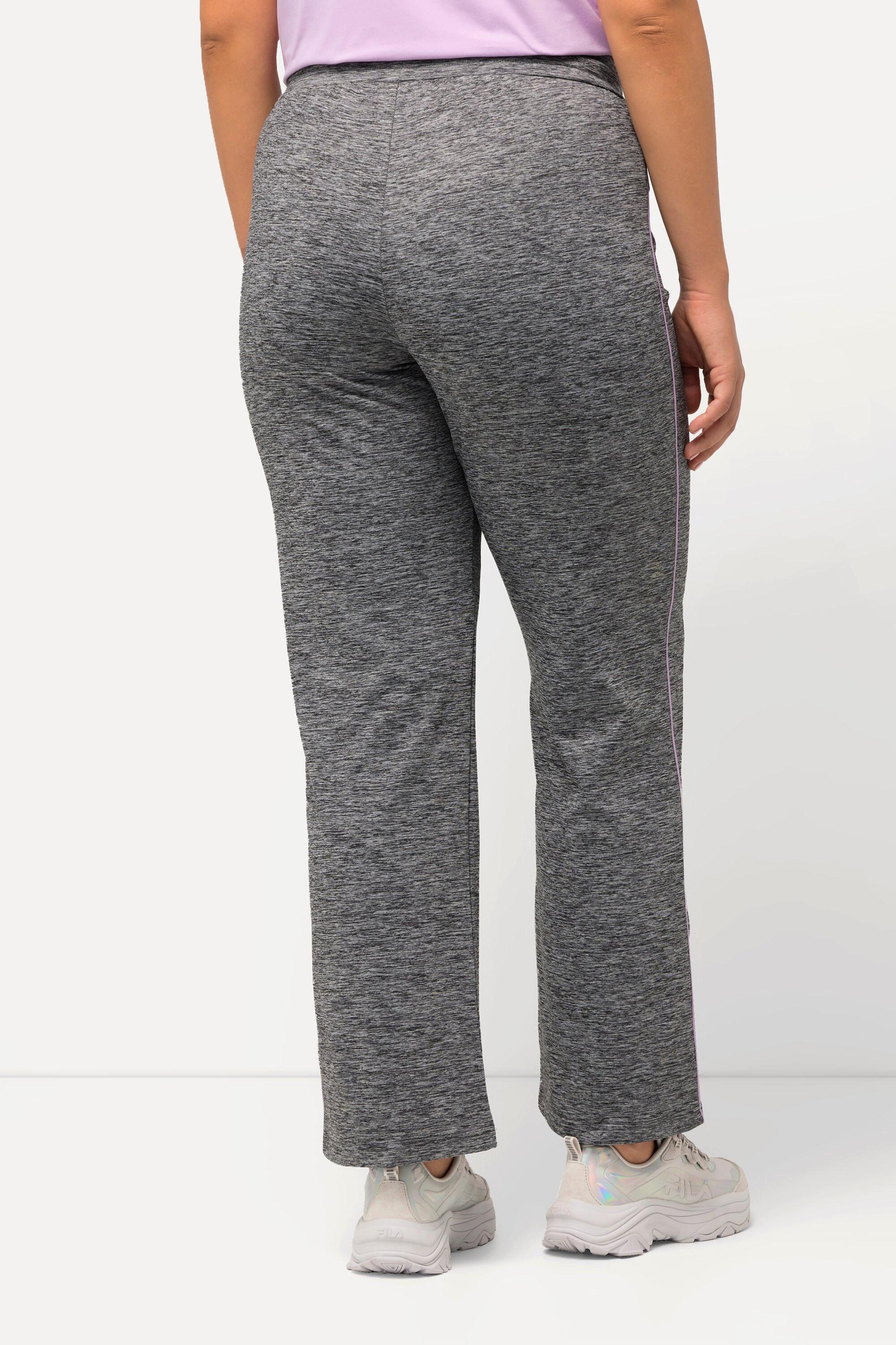 Ulla Popken  Pantalon de jogging technique, séchage rapide, poche zippée 