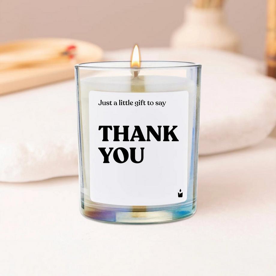 CandleHand Bougie Parfumée Woody Just a little gift to say thank you  