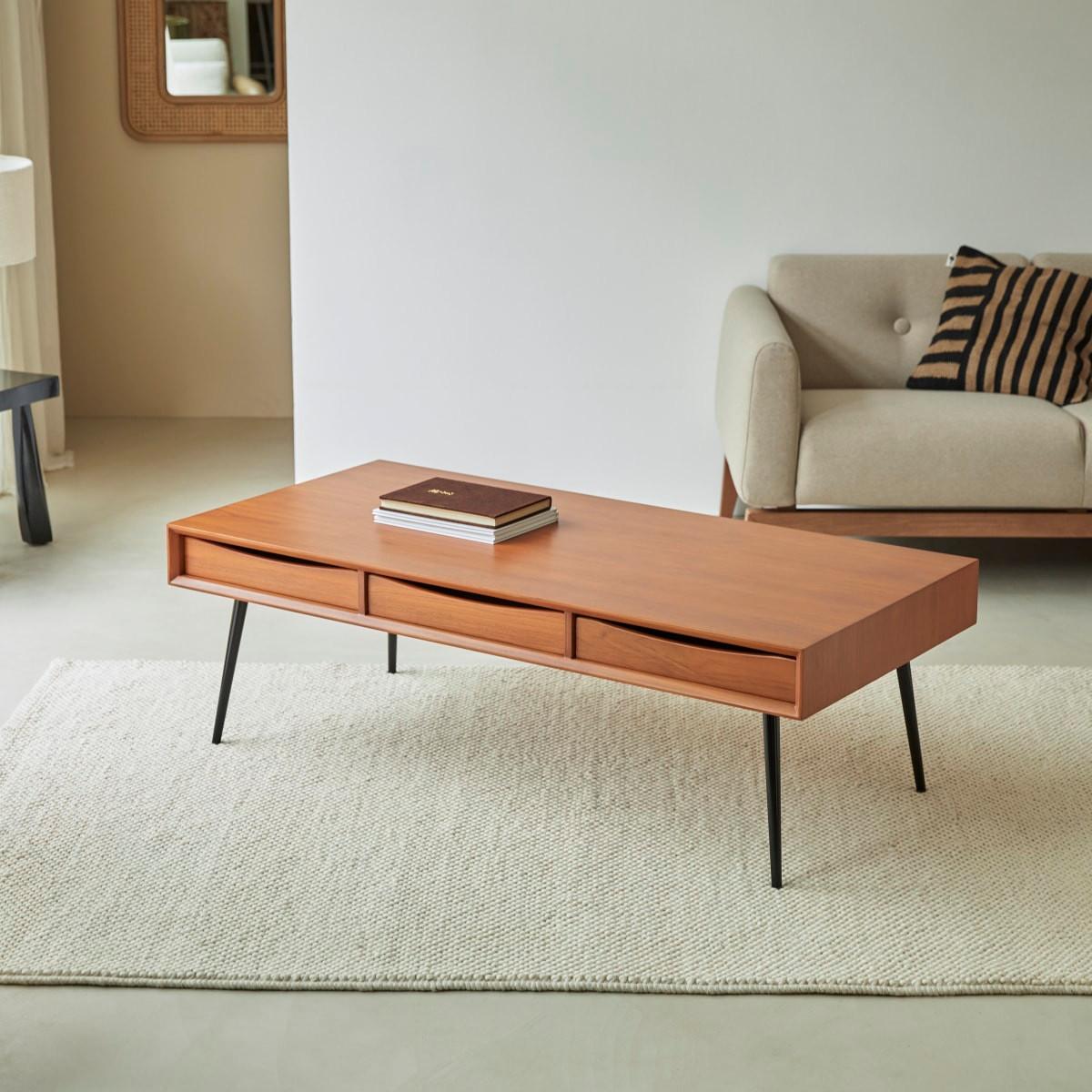 Tikamoon Tavolino in teak Simen  