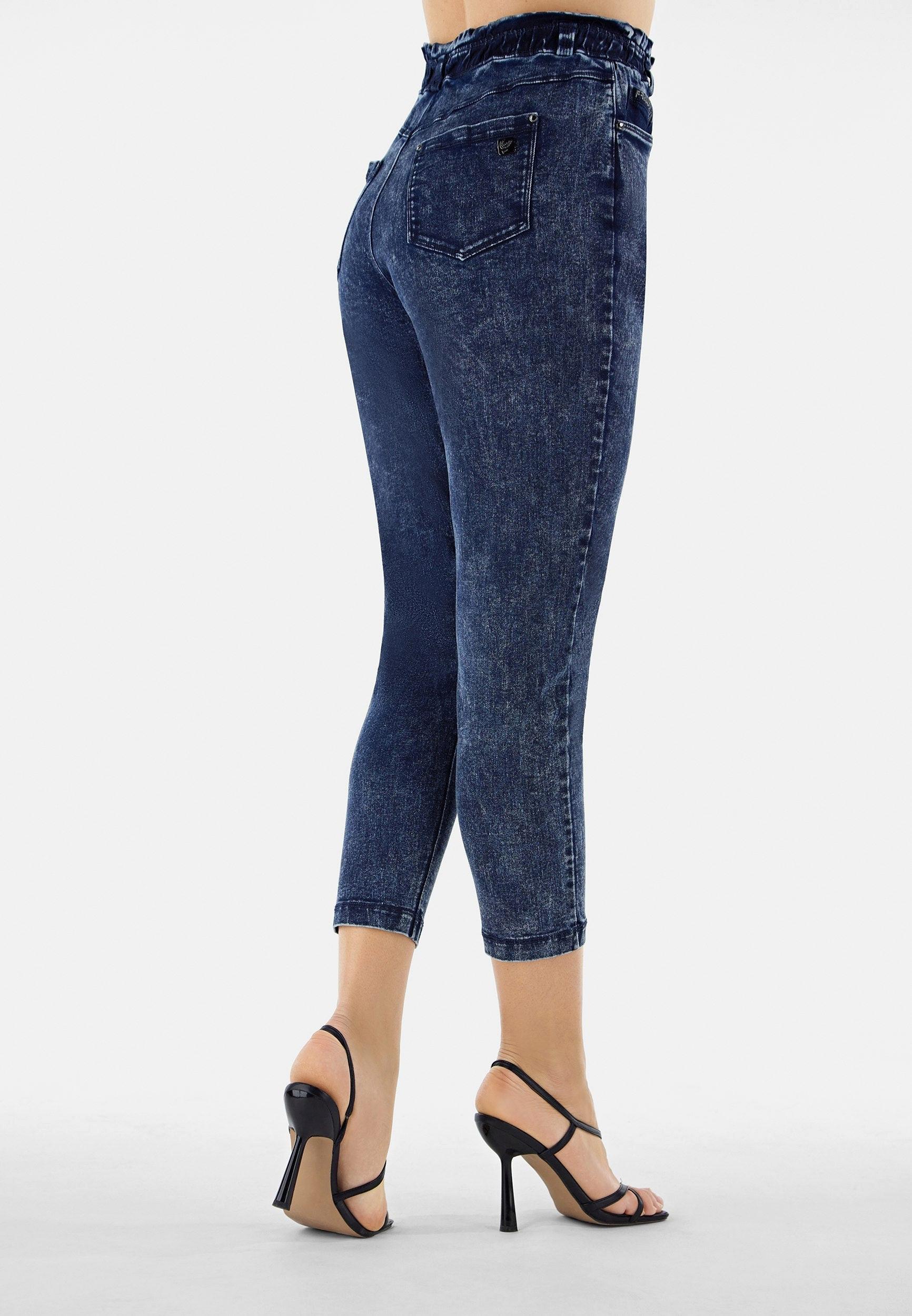 FREDDY Black Classic 7/8 Skinny Fit Jeans  