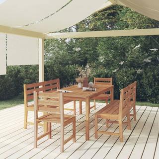 VidaXL set da pranzo da giardino Teak riciclato  