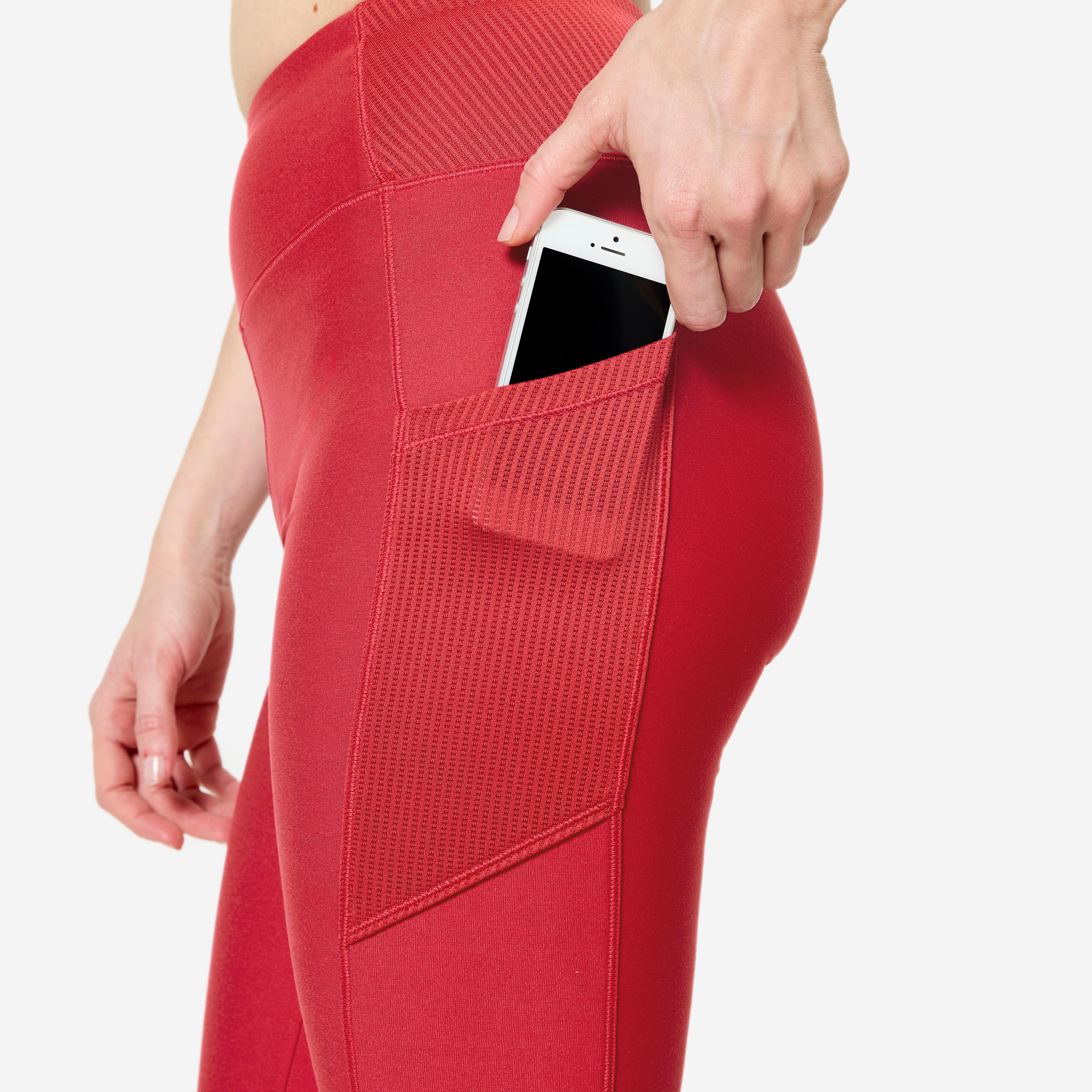 DOMYOS  Leggings donna con tasca smartphone 