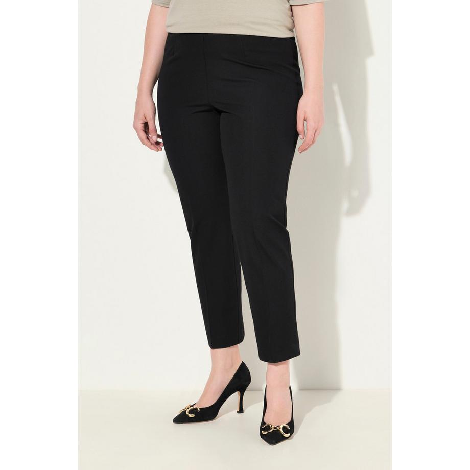 Ulla Popken 7/8 Hose Schmales Bein Elastikbund  