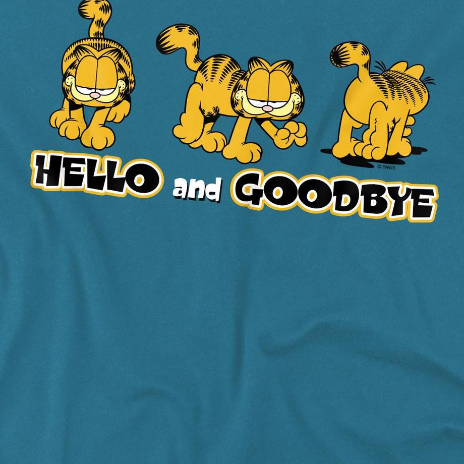 Garfield  Hello And Goodbye Maglietta 