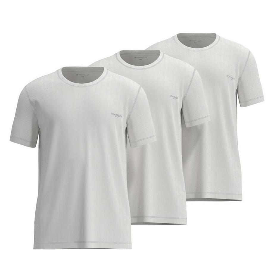 T-Shirt  3er Pack Bequem sitzend-Shirt 1/2 Rundhals 3P