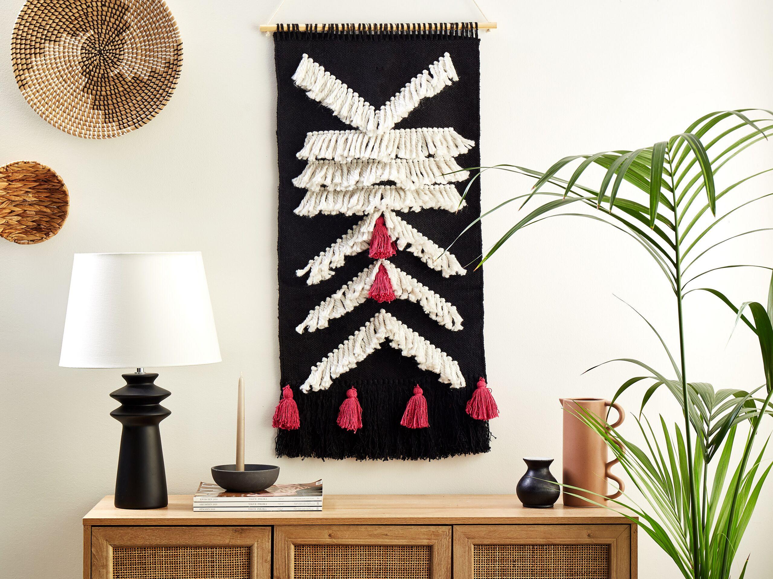 Beliani Wandbehang aus Baumwolle Boho PAKPATTAN  