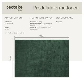 Tectake Kurzflorteppich Soft Zone verschiedene Größen und Farben flauschige Oberfläche  
