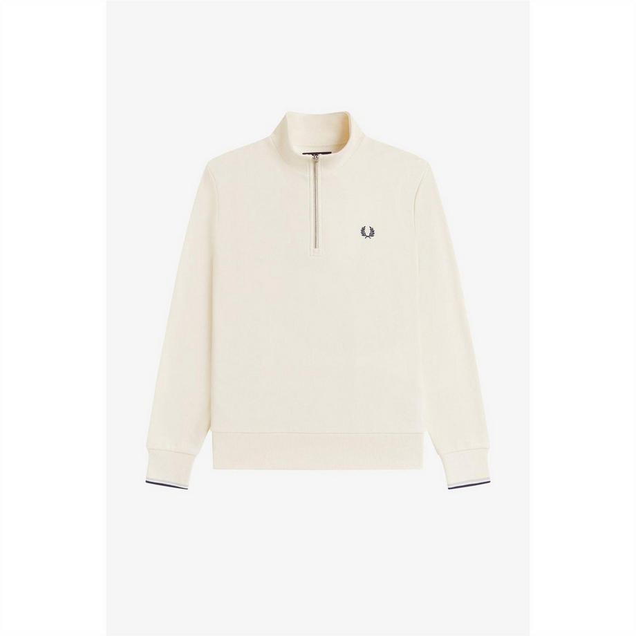 SweaT-Shirt, Mit Halbem Reißverschluss