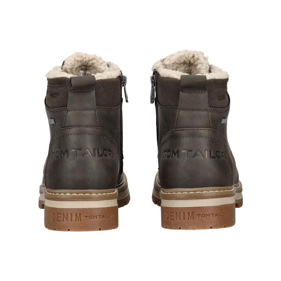 TOM TAILOR Bottines à lacets avec doublure chaude  