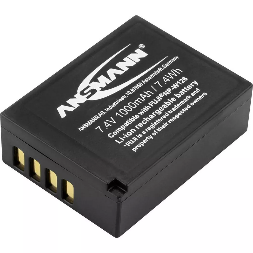 ANSMANN - Batterie pour appareil photo, One Size, Noir